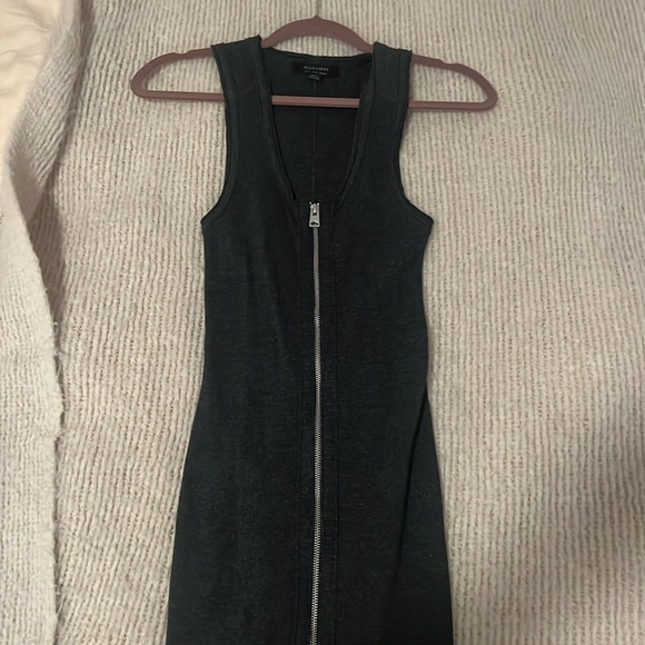 All Saints Midi zipper dress - Picture 1 of 3